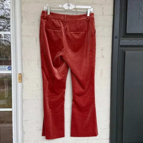 Frame Le Crop Spice Velvet Trousers Size 4 - Picture 12 of 12